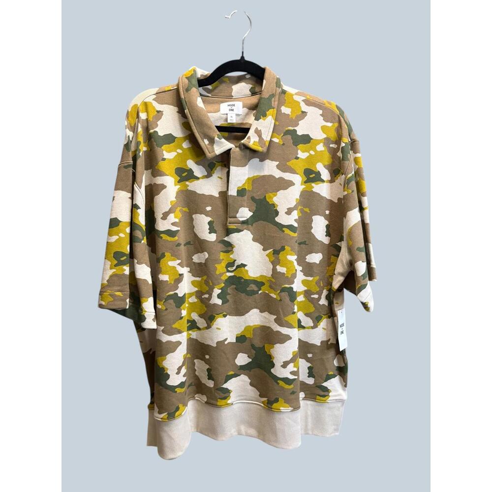 Mode of One XL Polo Shirt in Army Brown Camouflage